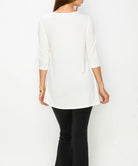 BAMBOO ELBOW TUNIC T Fabina