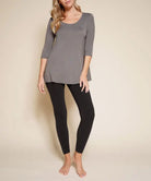 BAMBOO ELBOW TUNIC T Fabina