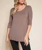 BAMBOO ELBOW TUNIC T Fabina