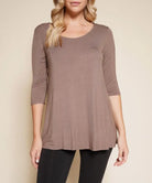 BAMBOO ELBOW TUNIC T Fabina