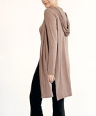 BAMBOO SLIM CARDGIAN WITH A HOODIE Fabina