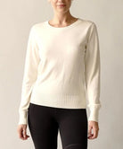 BAMBOO SWEATER CREW NECK TOP Fabina