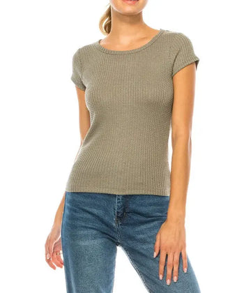 BAMBOO WAFFLE BASIC TOP Fabina