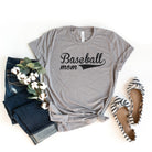 Baseball Mom | Short Sleeve Crew Neck Olive and Ivory Retail