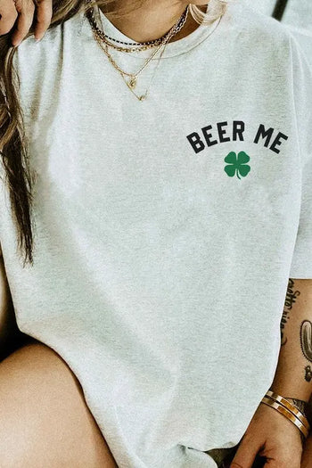 BEER ME ST PATRICKS GRAPHIC TEE ALPHIA