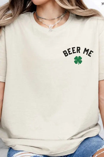 BEER ME ST PATRICKS GRAPHIC TEE ALPHIA