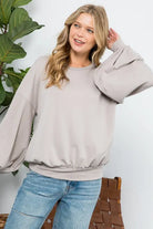 BIG PUFFY SLEEVES SWEATSHIRT e Luna