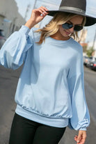 BIG PUFFY SLEEVES SWEATSHIRT e Luna