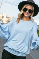 BIG PUFFY SLEEVES SWEATSHIRT e Luna