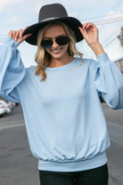 BIG PUFFY SLEEVES SWEATSHIRT e Luna