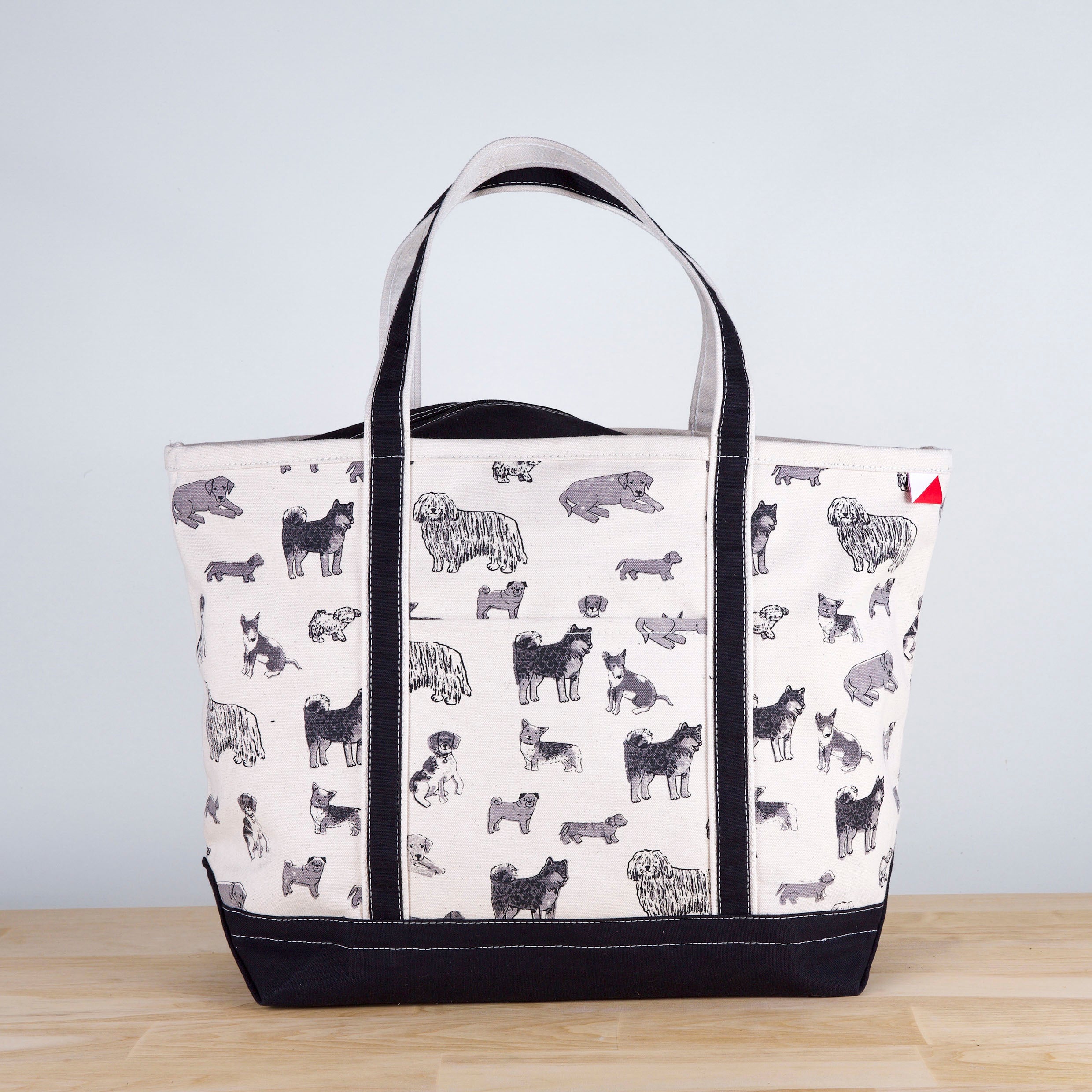 Dog Print Classic Tote Large by ShoreBags