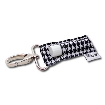 Black and White Houndstooth LippyClip® Lip Balm Holder LippyClip®