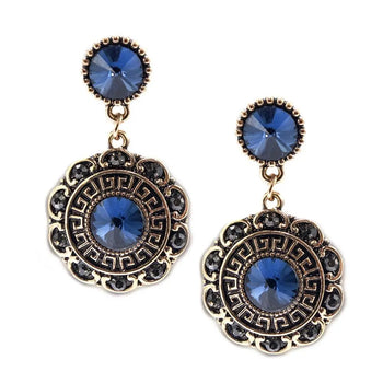 Bloom Earrings-Sapphire |   |  Casual Chic Boutique