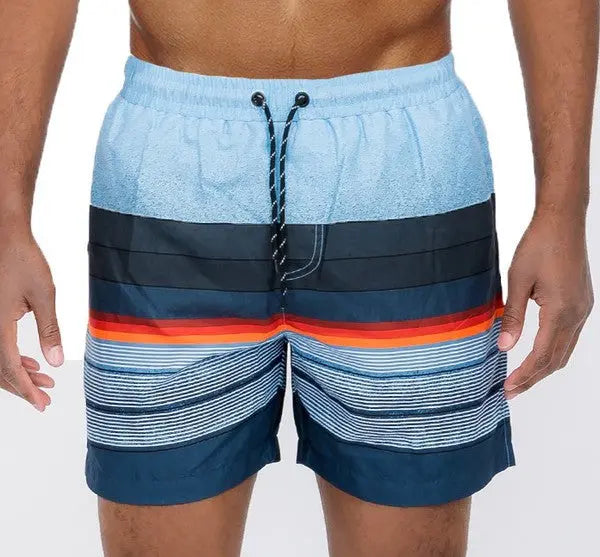Blue stripes Swim Shorts WEIV