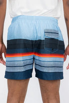 Blue stripes Swim Shorts WEIV
