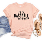 Baseball Mom Ball | Short Sleeve Crew Neck Olive and Ivory Retail