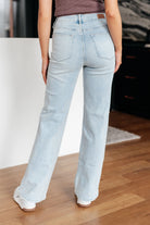 Brooke High Rise Control Top Vintage Wash Straight Jeans Ave Shops