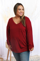 Burgundy - Pocket Top Boutique Simplified