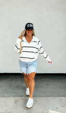 PREORDER: Summer Striped Easy Does It Pullover in Two Colors Ave Shops