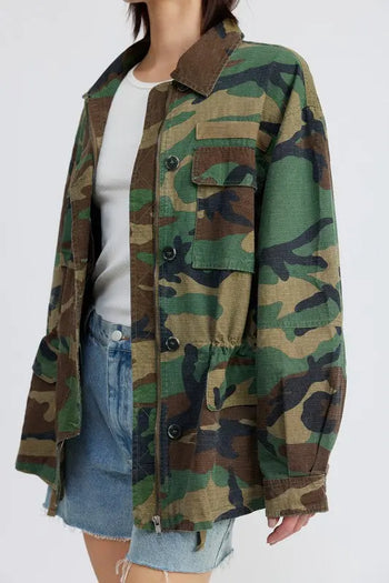 CAMO OVERSIZED JACKET Emory Park