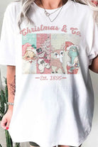 CHRISTMAS FACES GRAPHIC TEE ROSEMEAD LOS ANGELES CO