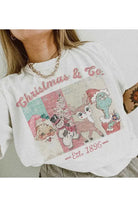 CHRISTMAS FACES GRAPHIC TEE ROSEMEAD LOS ANGELES CO