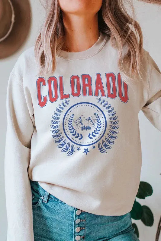 COLORADO GRAPHIC SWEATSHIRT BLUME AND CO.