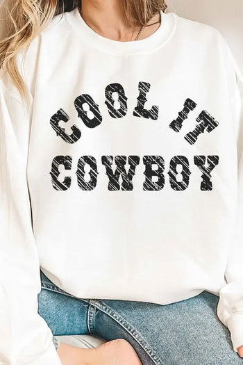 COOL IT COWBOY GRAPHIC SWEATSHIRT ALPHIA