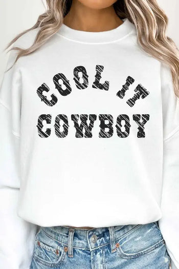 COOL IT COWBOY OVERSIZED SWEATSHIRT ALPHIA