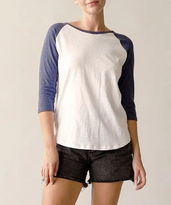 COTTON  VINTAGE RAGLAN T Fabina