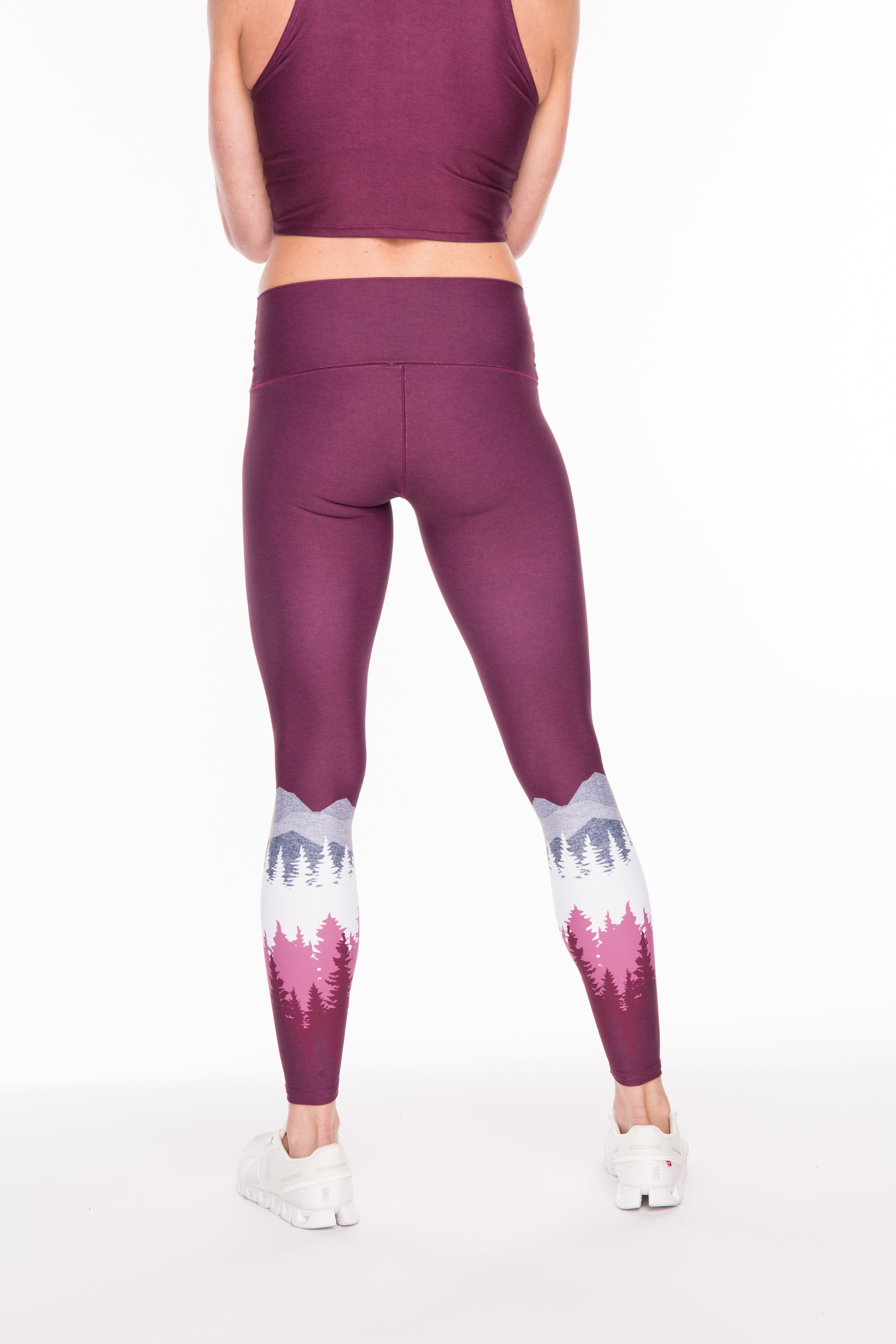 Summit Yoga Pants - Burgundy Colorado Threads Clothing