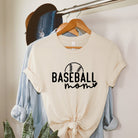 Baseball Mom Ball | Short Sleeve Crew Neck Olive and Ivory Retail