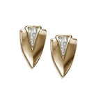 Chevron Earrings- Gold |   |  Casual Chic Boutique