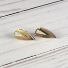 Chevron Earrings- Gold |   |  Casual Chic Boutique