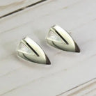 Chevron Earrings- Silver |   |  Casual Chic Boutique