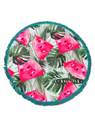 Circular Beach Towel - Watermelon Accessories Boutique Simplified