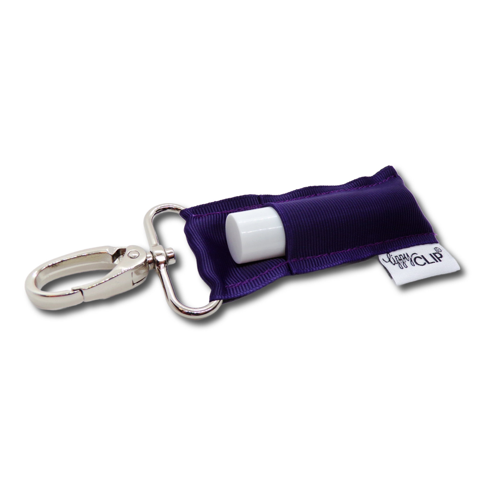 CLASSIC Eggplant Purple LippyClip® Lip Balm Holder LippyClip®