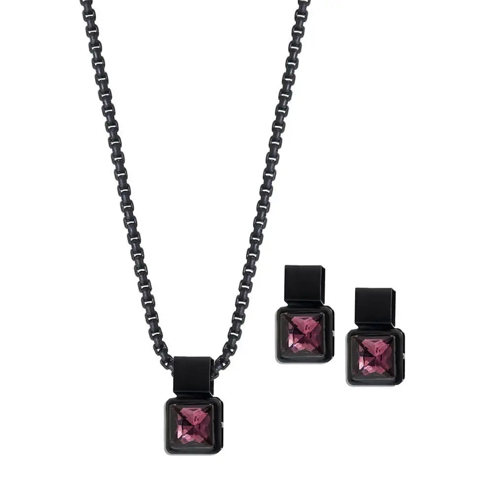 Coal Necklace-Plum |   |  Casual Chic Boutique