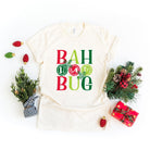 Bah Hum Bug Colorful | Short Sleeve Crew Neck Olive and Ivory Retail