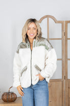 Cuddly Bandana Fur Jacket Boutique Simplified