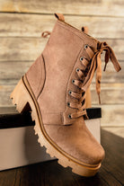 Virgina Lace Up Bootie Bliss Dropship