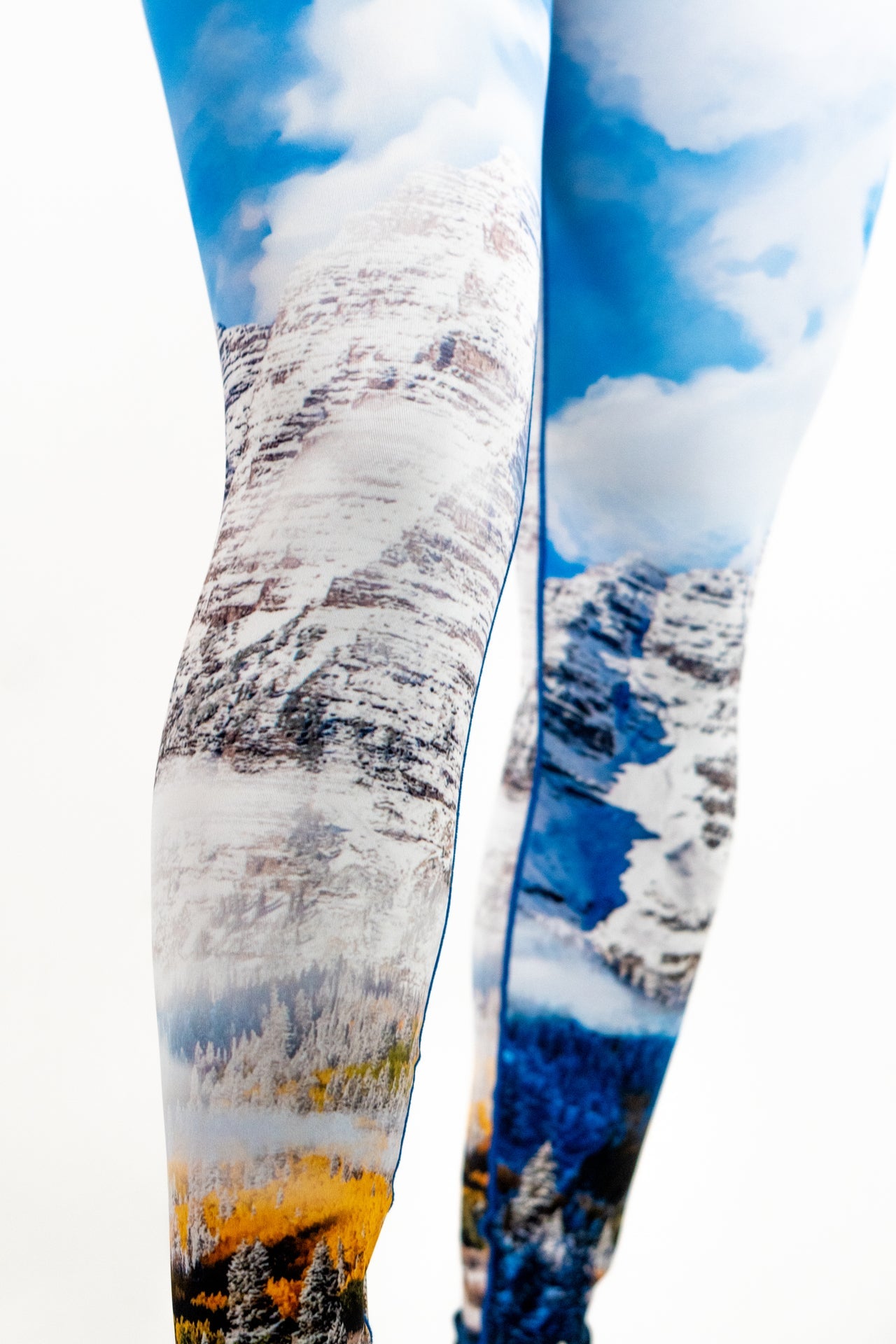 Maroon Bells Fall Yoga Pants Colorado Threads Clothing