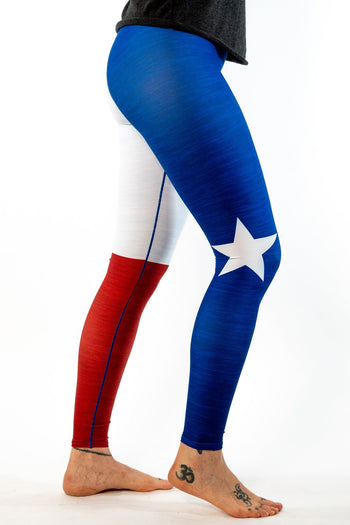 Texas Flag Yoga Pants *FINAL SALE* Colorado Threads Clothing