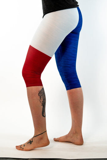 Texas Flag Capris  *FINAL SALE* Colorado Threads Clothing