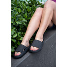 Ready to Ship | Black Insanely Comfy -Beach or Casual Slides JuliaRoseWholesale