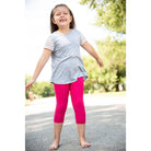 Hot Pink CAPRI Collection Luxe Leggings Julia Rose