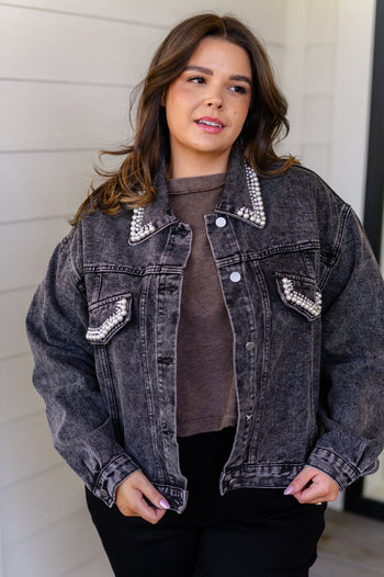 Denim And Pearls Denim Jacket Ave Shops