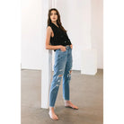 Distressed Mom Jeans |   |  Casual Chic Boutique