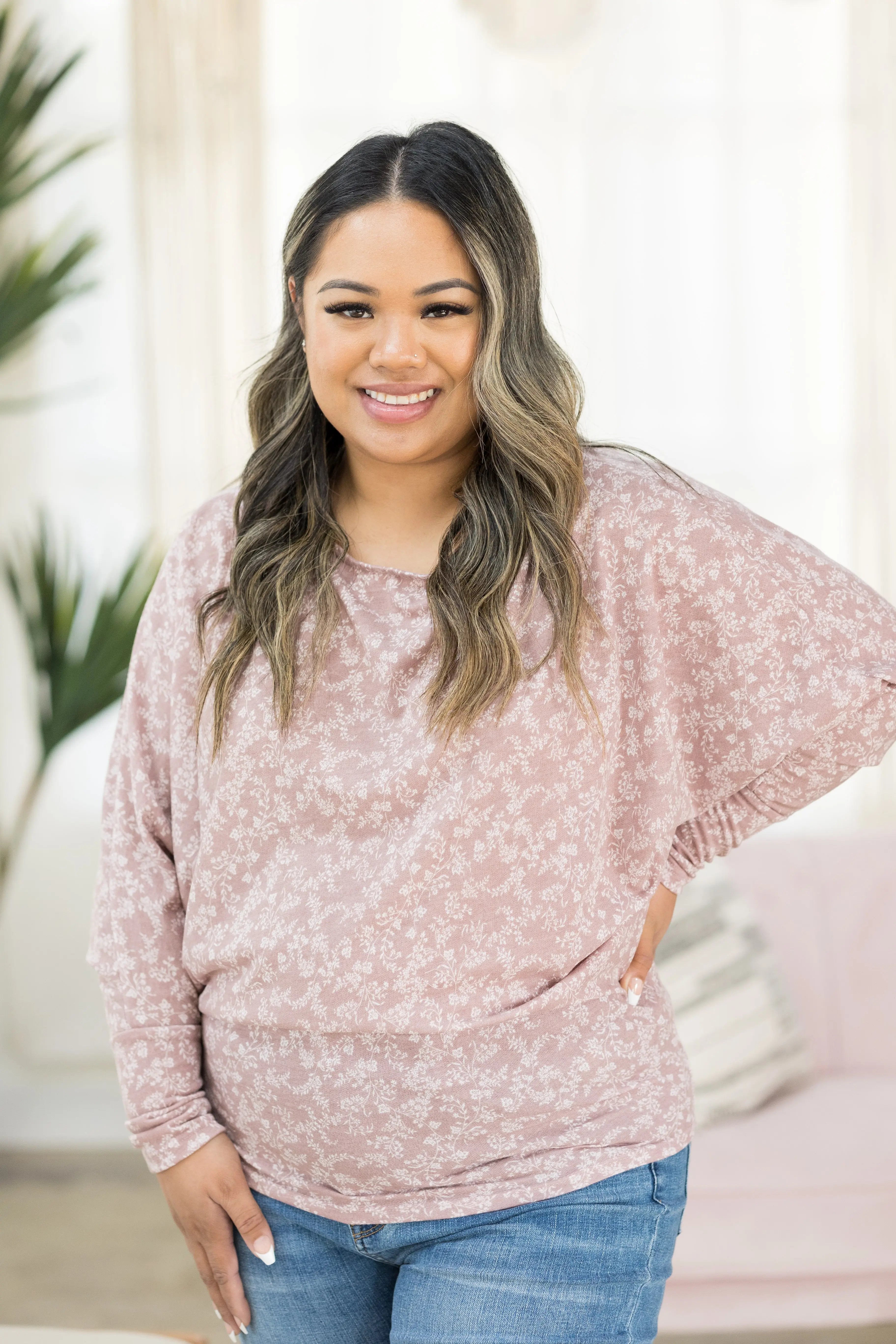 Dusty Pink Wisps - Dolman Boutique Simplified