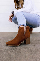 Irene Bootie in Camel Bliss Dropship